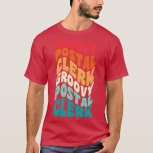 Camiseta Postal Clerk Vintage Retro 60s 70s 80s Vibes