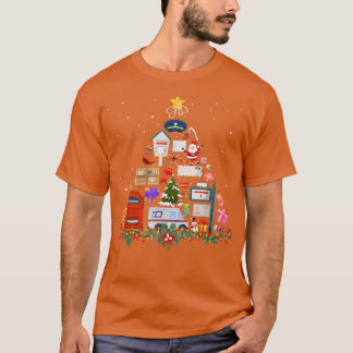 Camiseta Postal Service Christmas Tree Ornament Tree Xmas 2