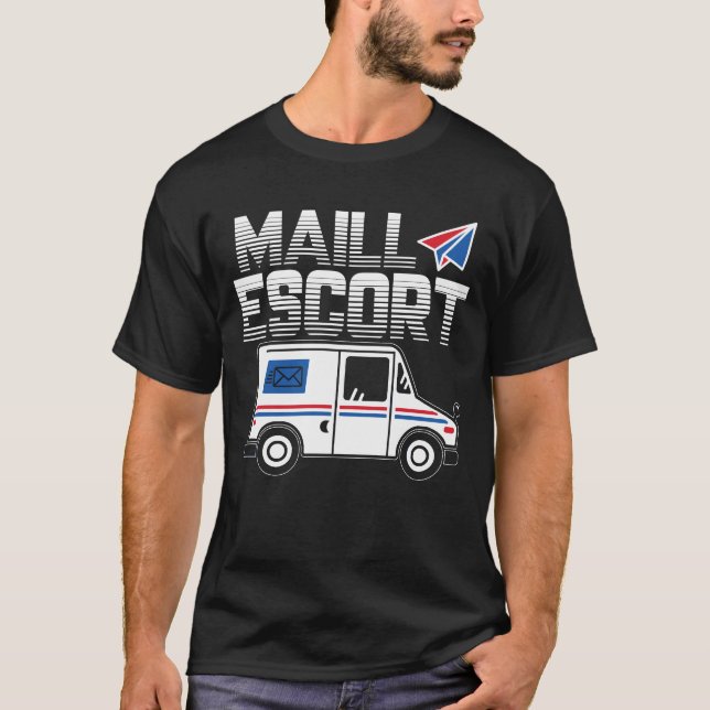 Camiseta Postal Service Mailman EUA Postman (Frente)