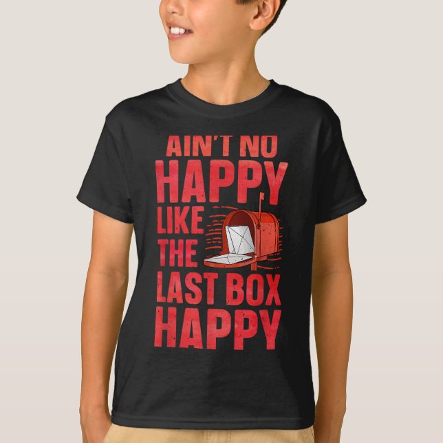 Camiseta Postal Worker Design Para Homens Mailman Mail Ca (Frente)