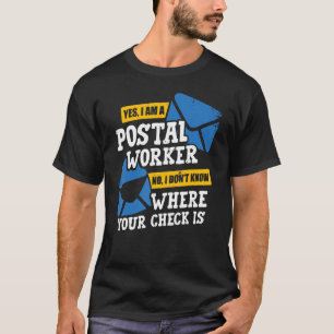 Camiseta Postal Worker Mail Delivery Postman