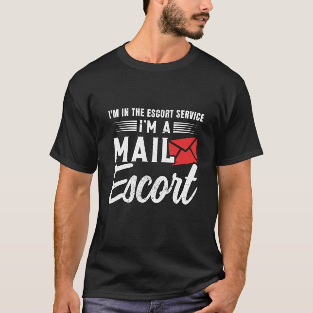 Camiseta Postal Worker Postman Mail Escort Mail Carrier (Frente)