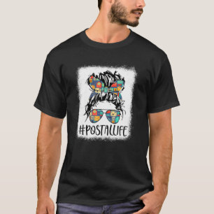 Camiseta Postallife Mail Carrier Postal Worker Branqueado M