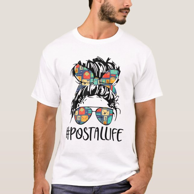 Camiseta Postallife Mail Carrier Postal Worker Mo (Frente)