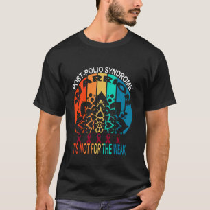 Camiseta Postar a síndrome da pólio Consciência, guerreiro