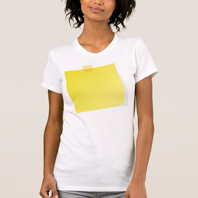 Camiseta Postar Amarelo Nota As Mulheres Que Saem (Frente)