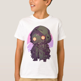 Camiseta Postar o Apocalyptic Wanderer no estilo de animaçã