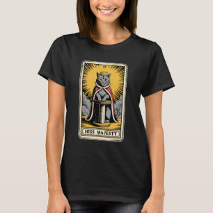 Camiseta Poste de arranhar gato místico Cartão de Tarot de