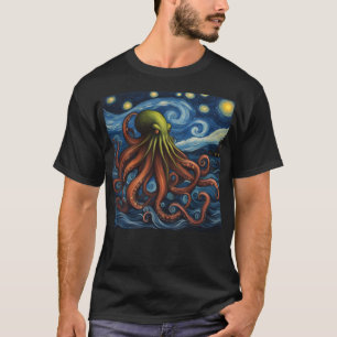 Camiseta Poste-Impressionismo de Cthulhu