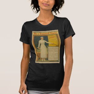 Camiseta poster 1917 WWI Ser Um Impressão De Enfermeiro Tre
