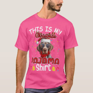 Camiseta Pôster Alemão Curto de Natal Pajama Matchi