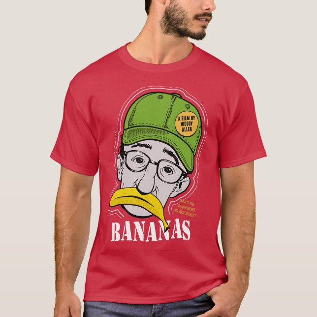 Camiseta Poster Alternativo de bananas (Frente)