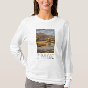 Camiseta Poster britânico das estradas de ferro da cena do