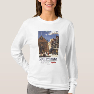Camiseta Poster britânico das estradas de ferro da opiniã