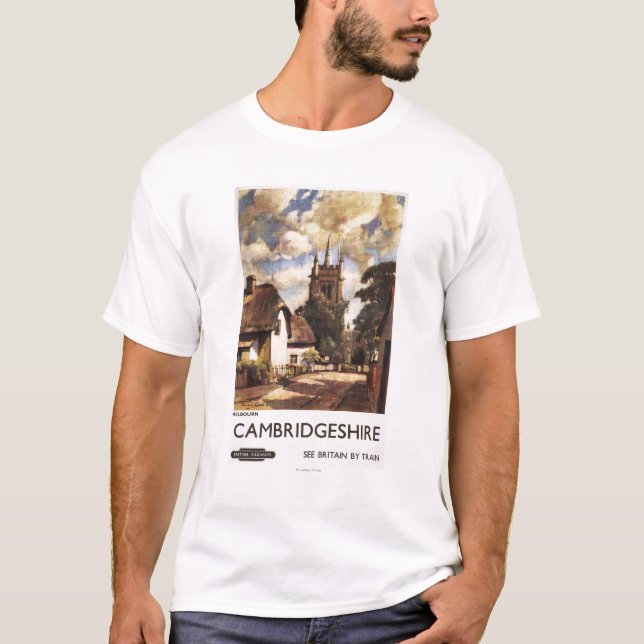 Camiseta Poster britânico das estradas de ferro da opinião (Frente)