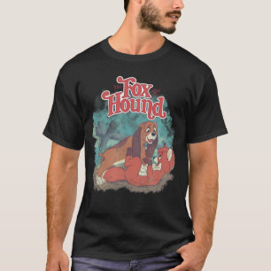 Camiseta Pôster Clássico Vintage Disney A Raposa e o Cão gi