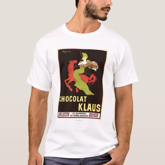 Camiseta Poster da propaganda de Chocolat Klaus (Frente)
