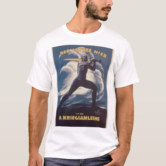 Camiseta Poster da propaganda de Kriegianleihe (Frente)