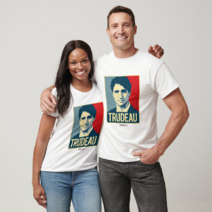 Camiseta Poster da propaganda de Trudeau - .png