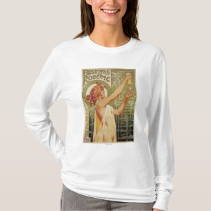 Camiseta Poster da propaganda do absinto de Robette