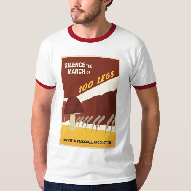 Camiseta Poster da propaganda do jogo de arcada - como um (Frente)