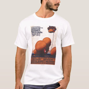 Camiseta Poster da raça do balão de ar quente de Gordon