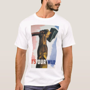 Camiseta Poster da segunda guerra mundial