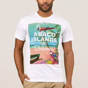 Camiseta Poster das férias das ilhas de Abaco