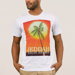 Camiseta Poster das férias de Jeddah Arábia Saudita