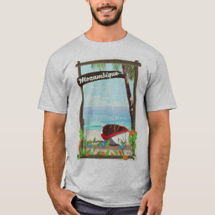 Camiseta Poster das férias dos desenhos animados do barco