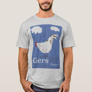 Camiseta Poster das viagens vintage de Gers France