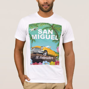 Camiseta Poster das viagens vintage de San Miguel El