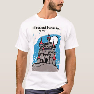 Camiseta Poster das viagens vintage do castelo da