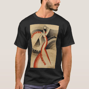 Camiseta Poster de arte de um bailarino flamenco