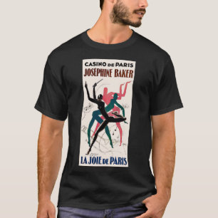 Camiseta Poster de arte para Josephine Baker.