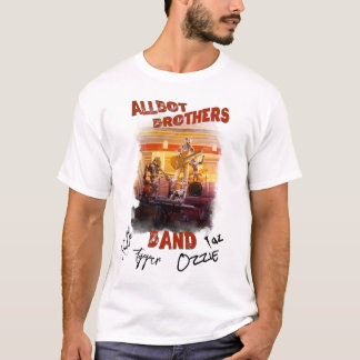 Camiseta Poster de Banda dos irmãos Allbot assinados
