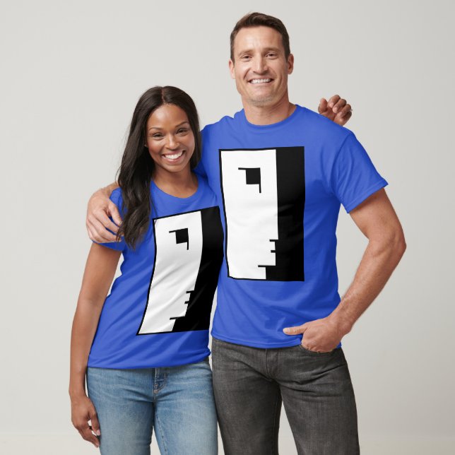 Camiseta Poster de Bauhaus, rosto de emblema (Unissex)