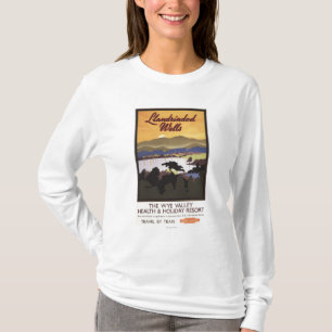 Camiseta Poster de British Rail do recurso do vale do Wye