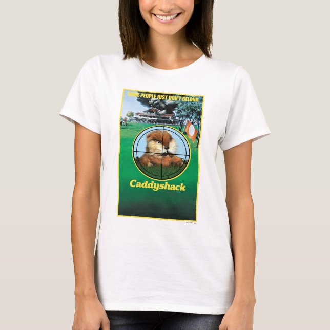Camiseta Poster de Caddyshack (Frente)