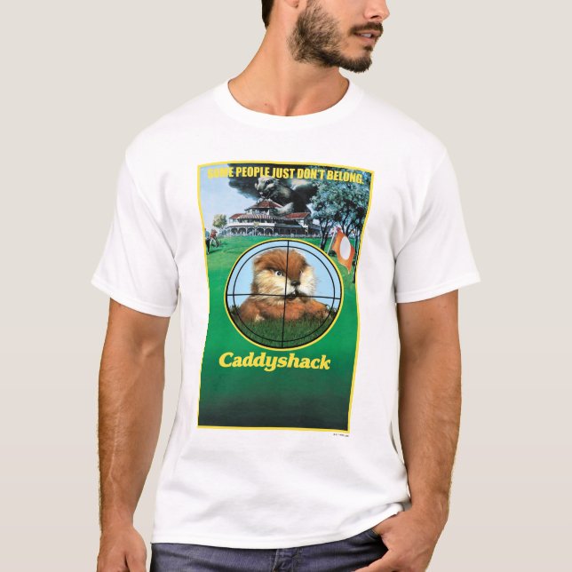 Camiseta Poster de Caddyshack (Frente)