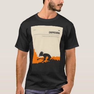 Camiseta Poster de Criptozoologia Criptid Chupacabra