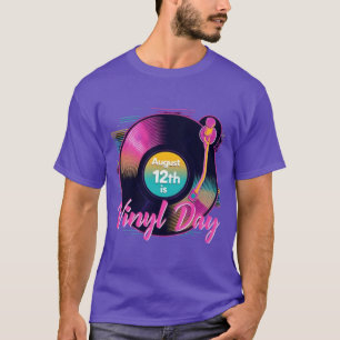 Camiseta Poster de Dia de Vinilo Retroativo - Arte Tornada