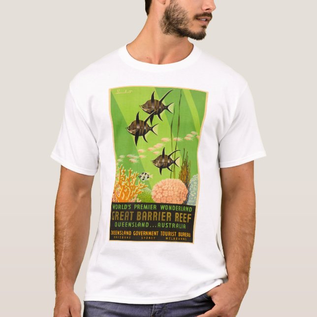Camiseta Poster de Excelente de Barreira de Recifes da Aust (Frente)