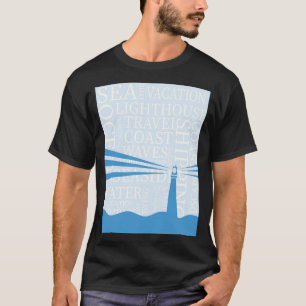Camiseta Poster de farol náutico