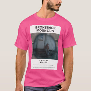 Camiseta Poster de Filme Brokeback Mountain Mínimo