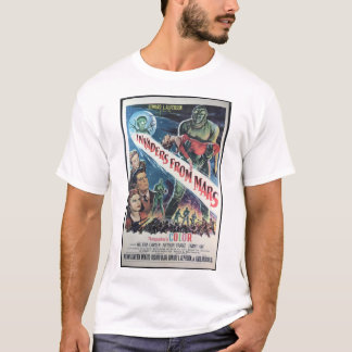 Camiseta poster de filme original "Invaders from Mars"