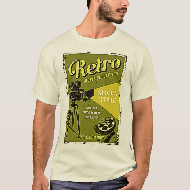 Camiseta Poster de Filme Retroativo (Frente)