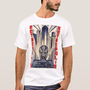 Camiseta Poster de filmes clássicos METROPOLIS por Fritz L