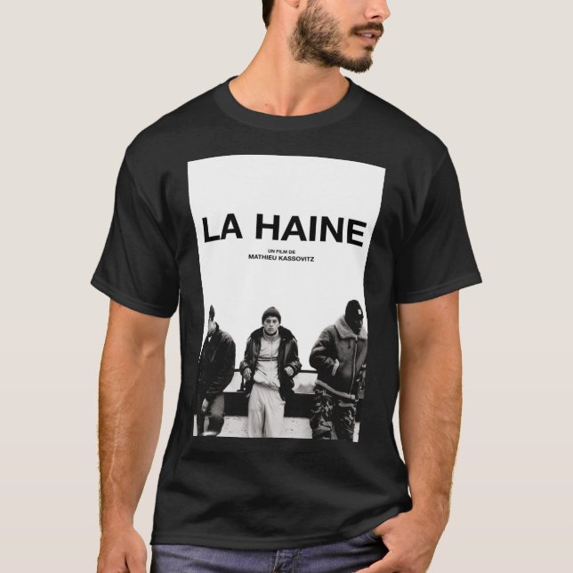 Camiseta Poster de filmes de Poster de La Haine (Frente)