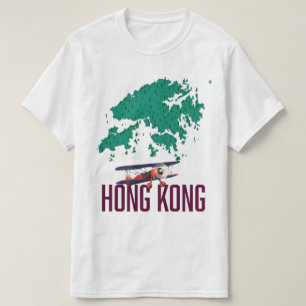 Camiseta poster de Mapa de Hong Kong